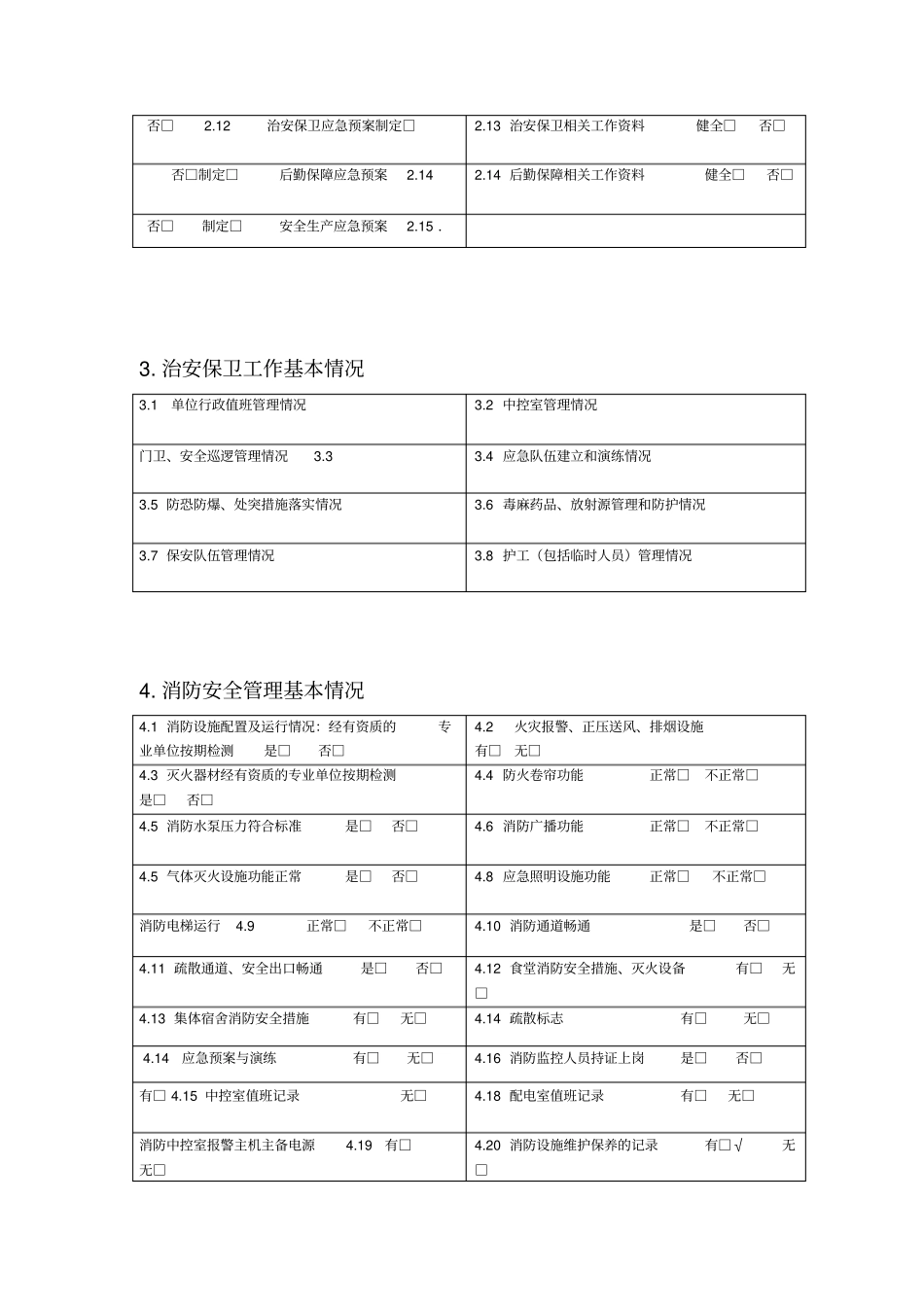 安全生产督导检查记录表_第2页