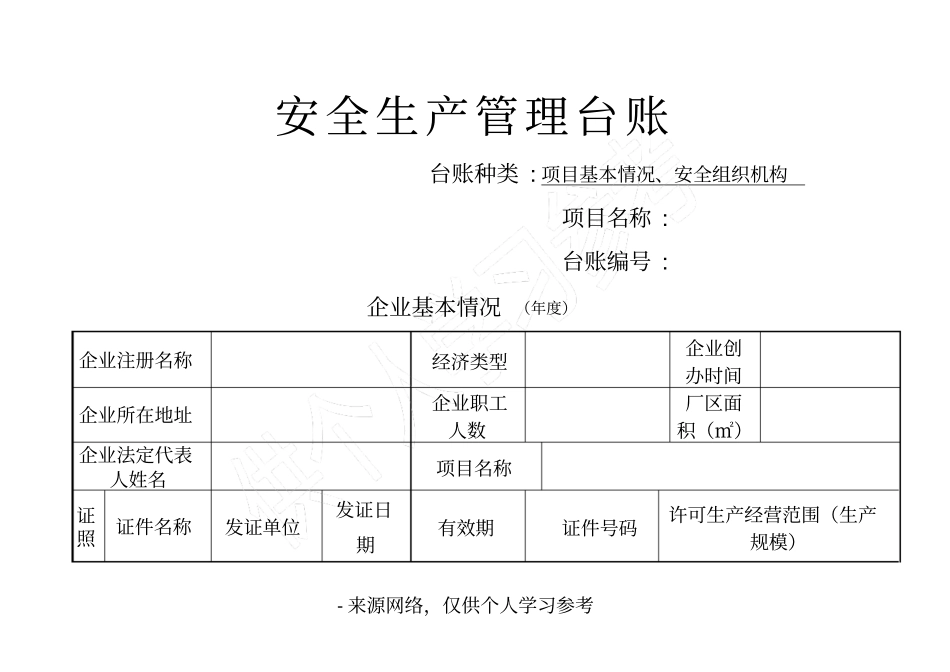 安全生产管理台账_第2页