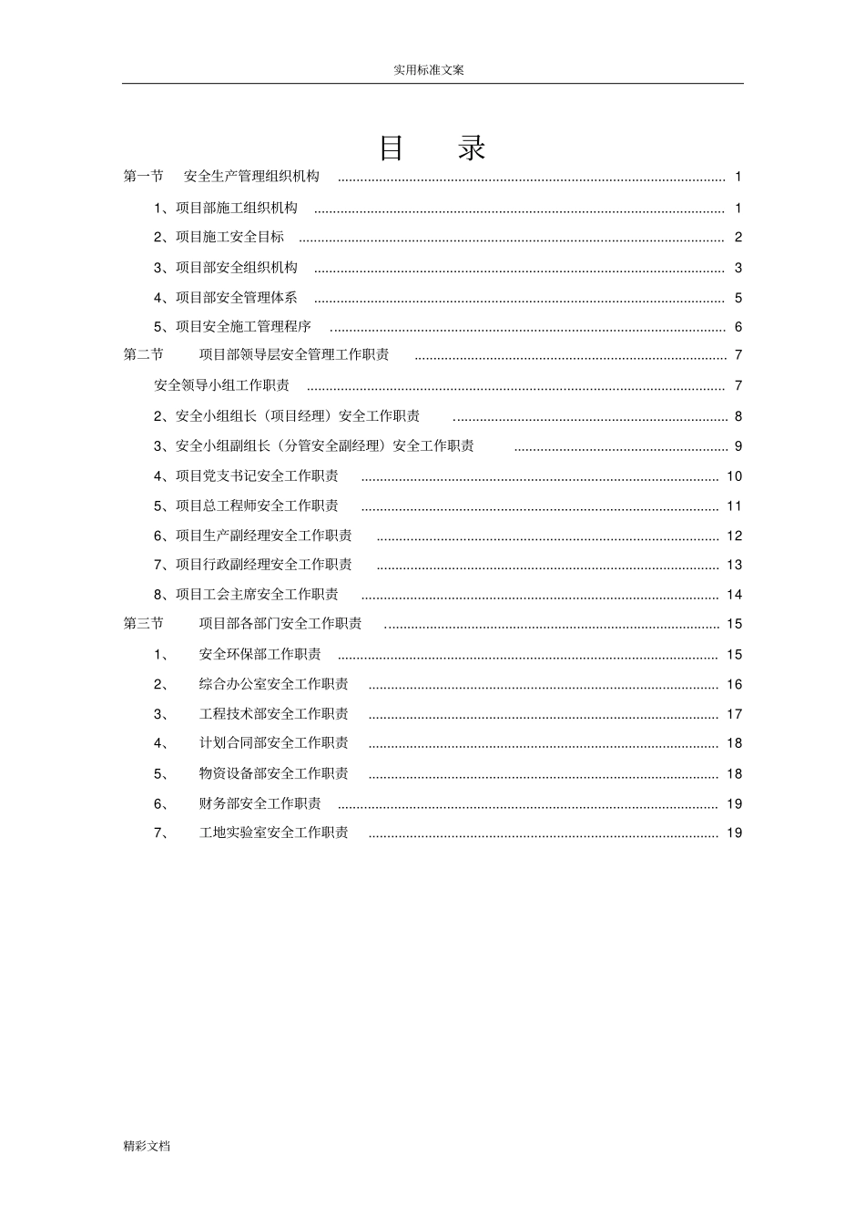 安全系统管理系统组织机构体系_第1页
