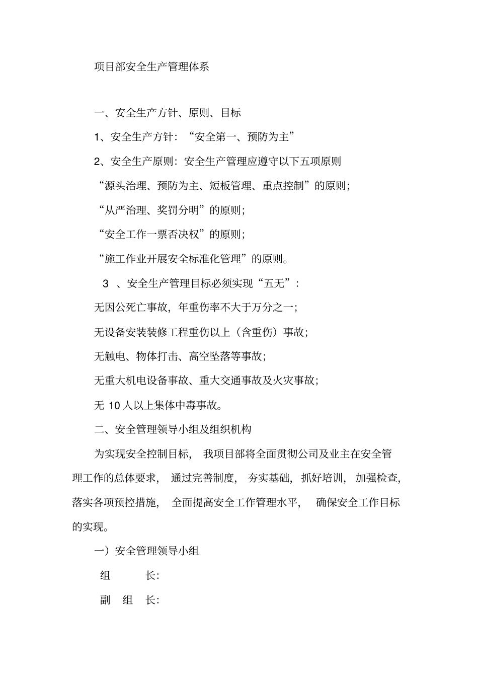 安全质量管理体系文件_第2页