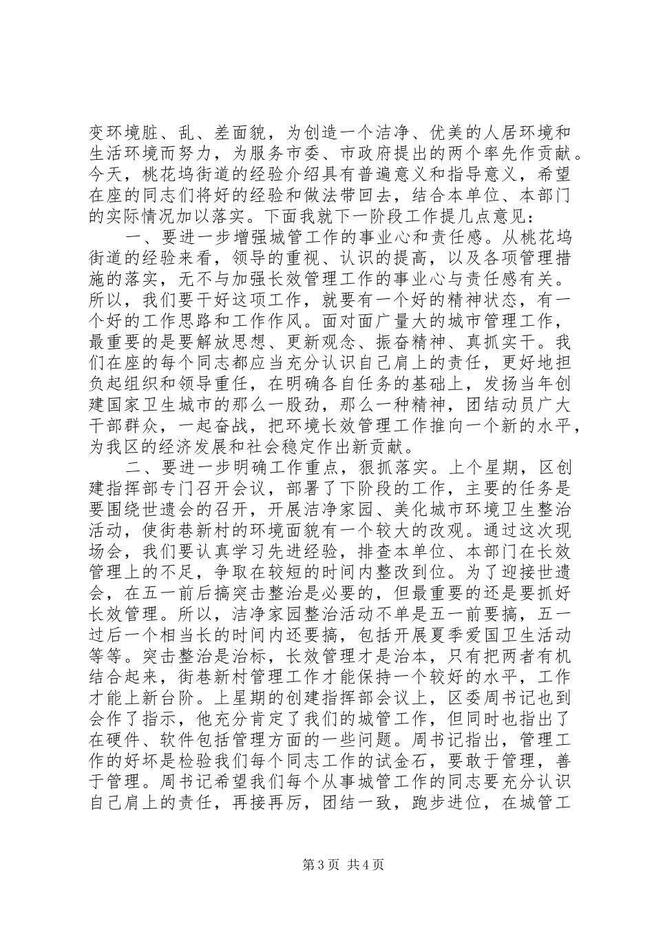 在城市环境长效管理现场会上的讲话发言_第3页