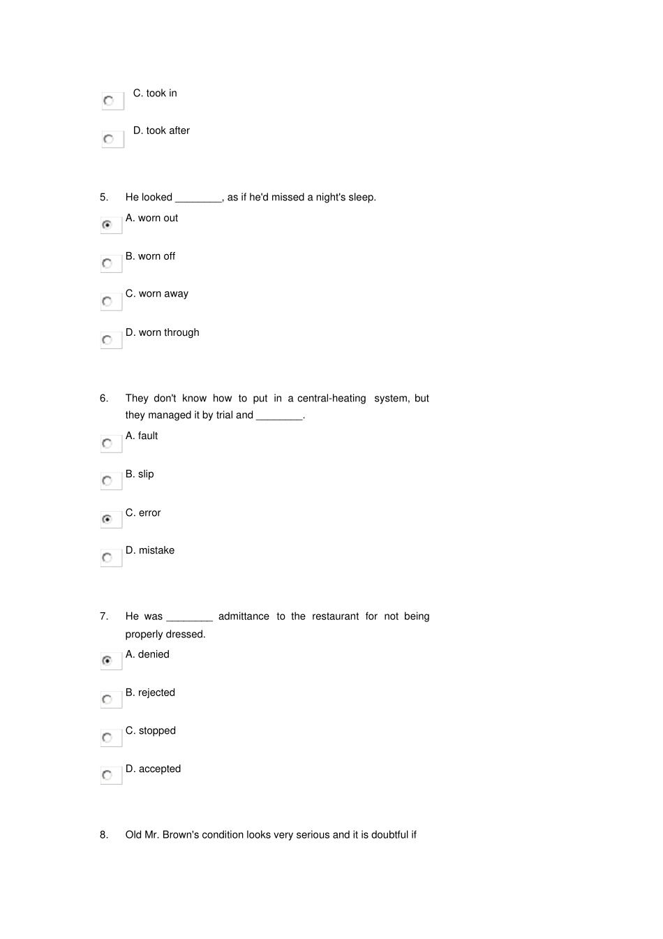 安徽工业大学_读写教程4__网络自主学习__第三次_测验试卷__答案_第2页