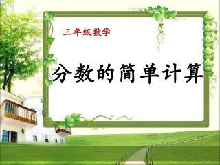 分数的简单计算 (2)