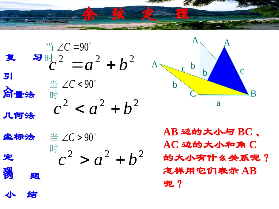 【精品课件】112余弦定理_第3页
