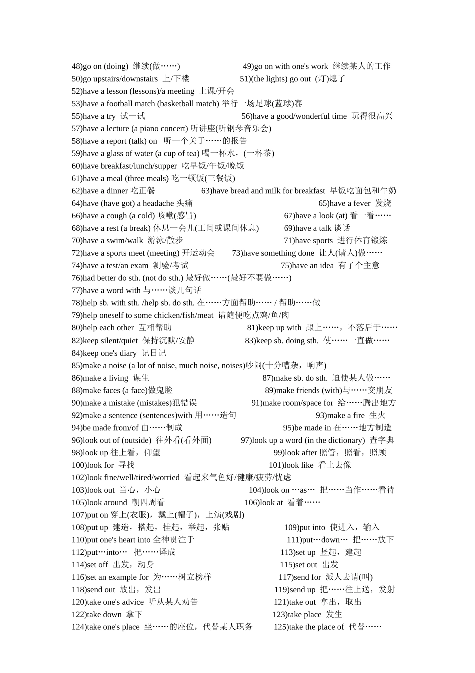 初中词组总结_第2页