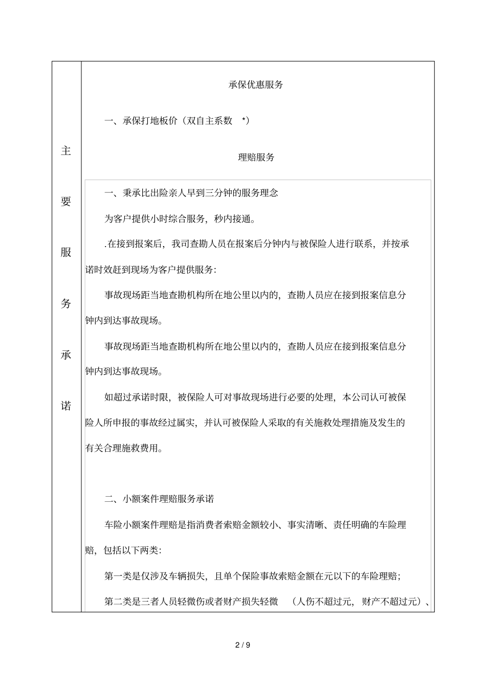定点保险机构基本情况表_第2页