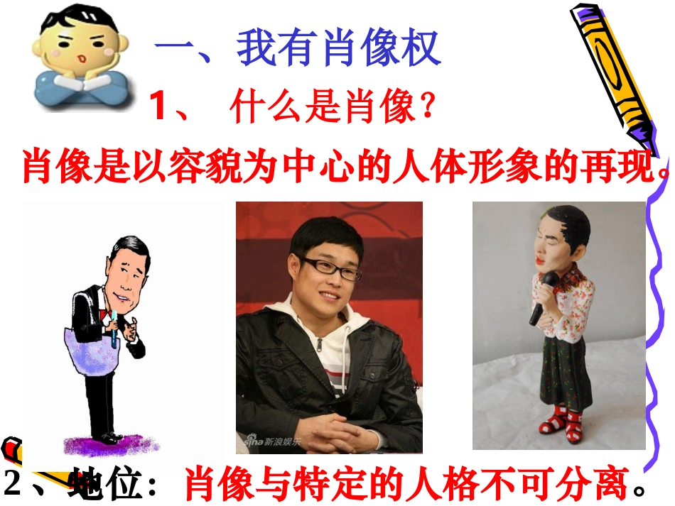 肖像和姓名中的权利课件人教版_第2页