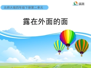 《露在外面的面》教学课件
