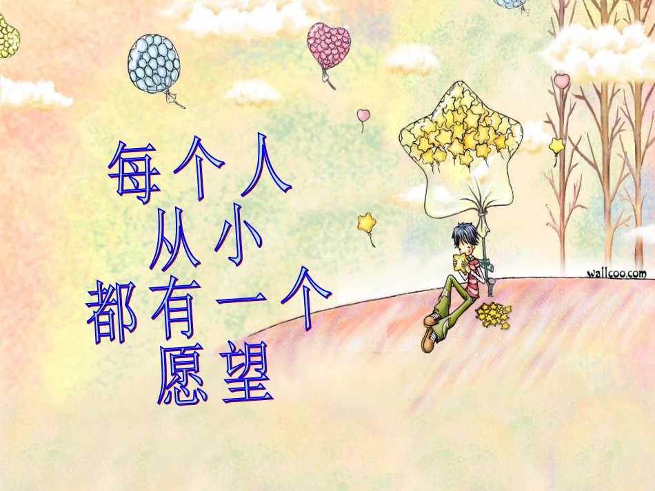 美丽的愿望教学课件_第2页