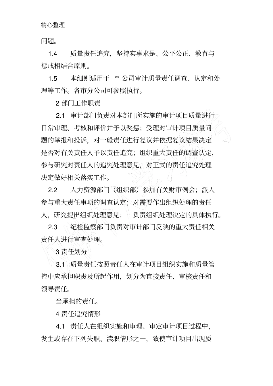 审计项目质量责任追究细则_共享版_第2页