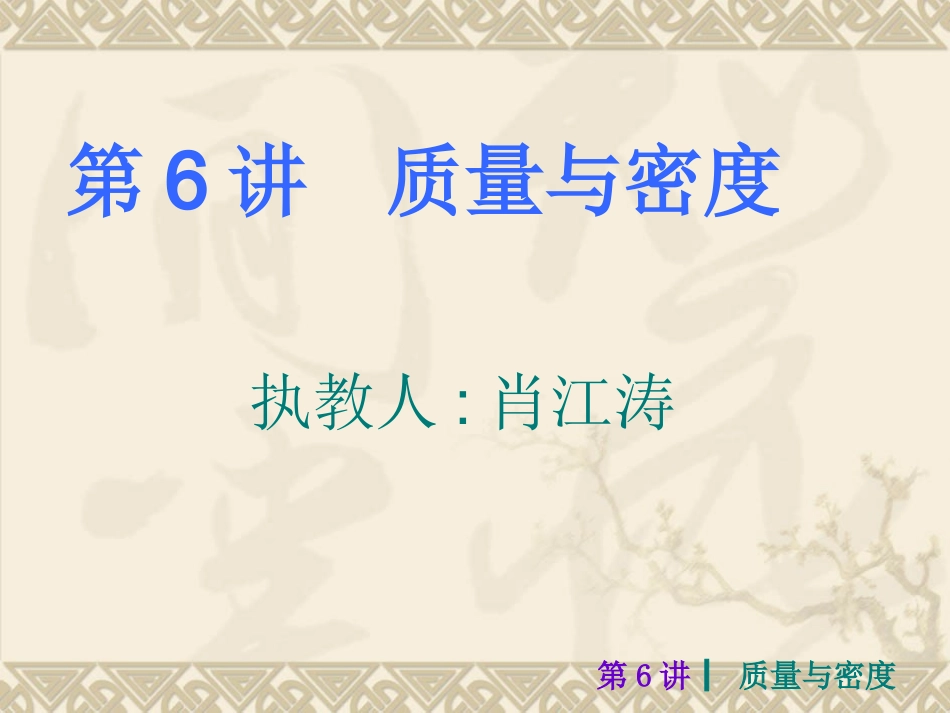 质量与密度p_第1页