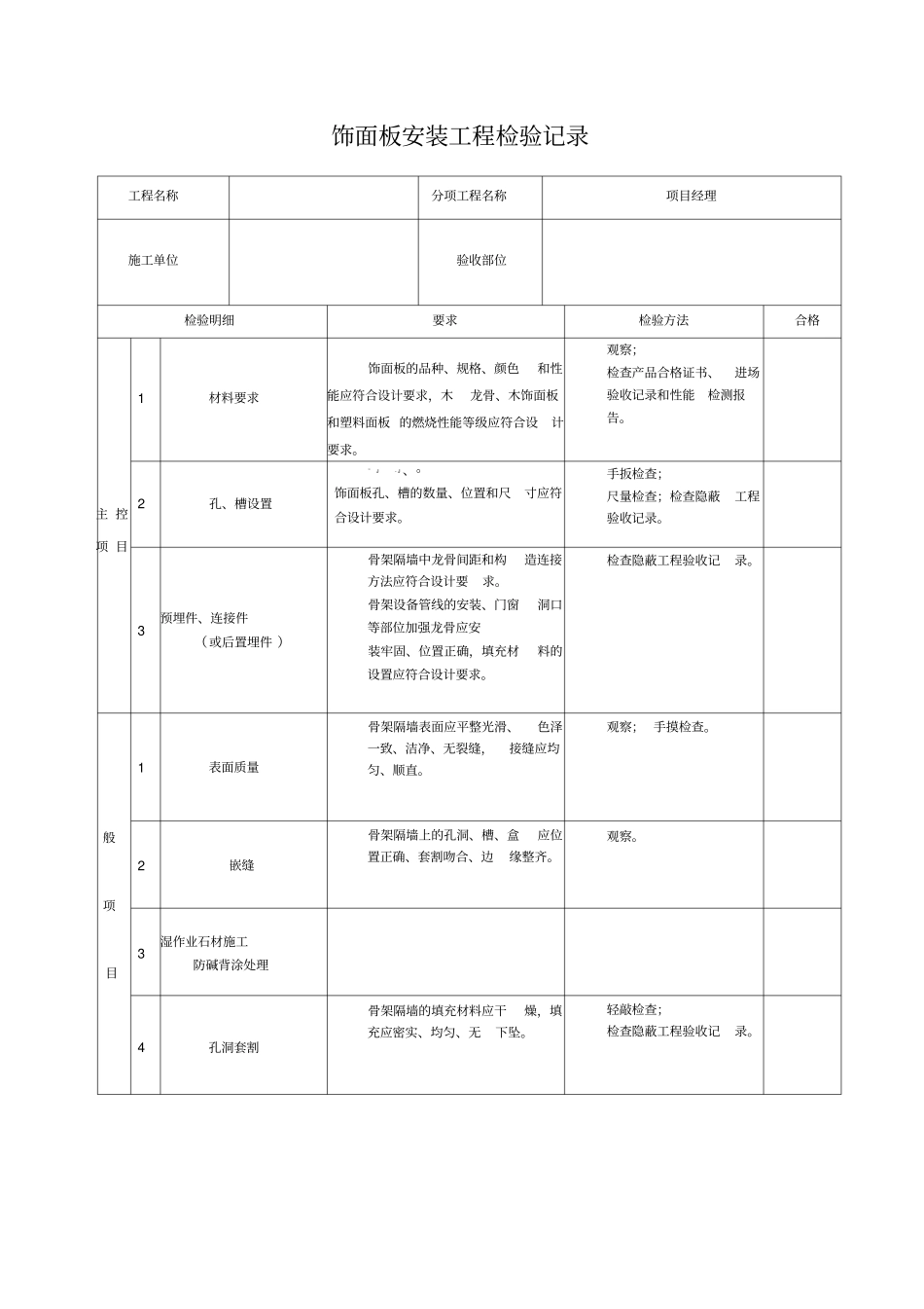 室内装修质量验收表_第3页