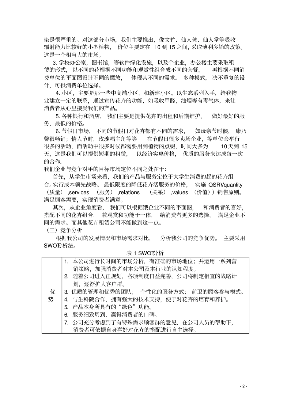 室内设计景观公司创业计划书_第2页