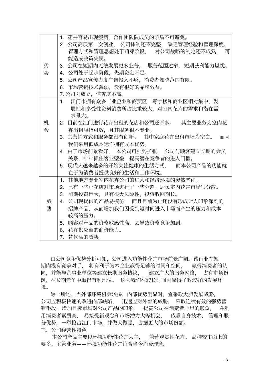 室内设计景观公司创业计划书_第3页