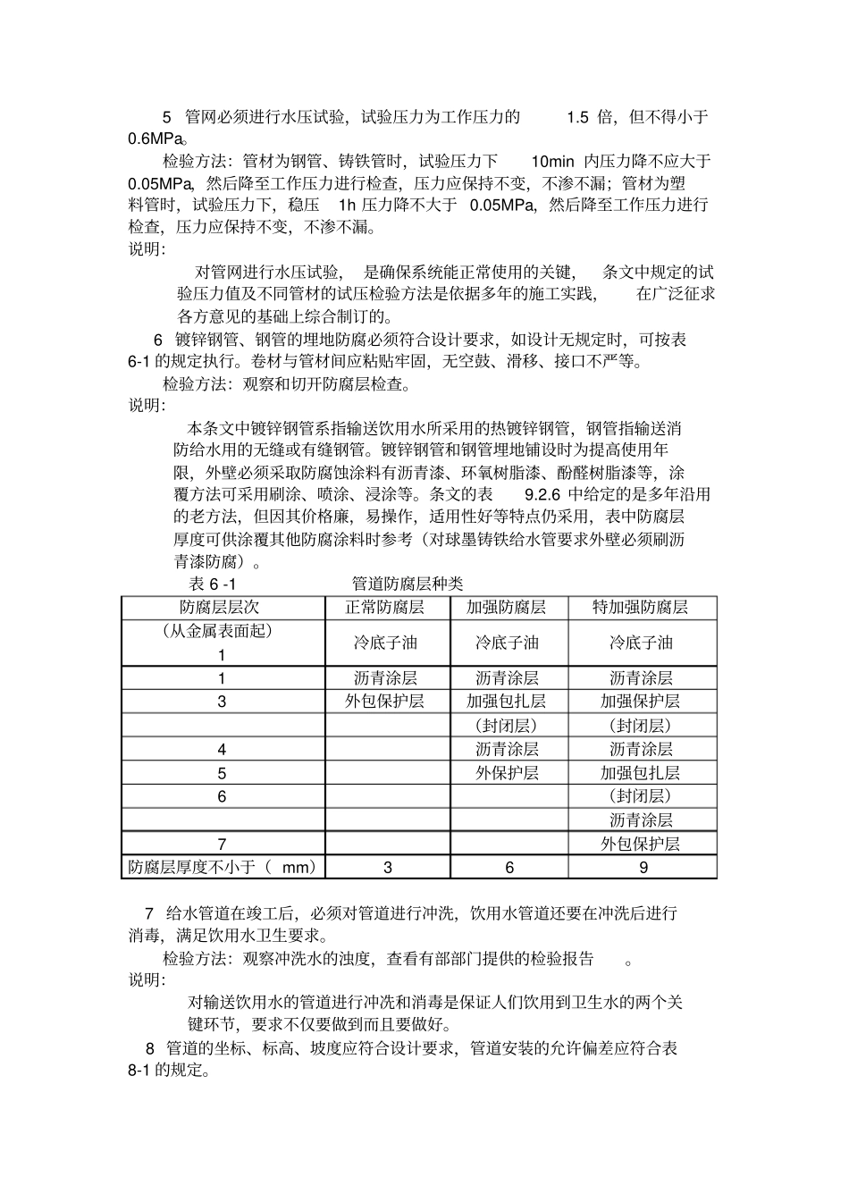室外给水管网安装工程的质量检验与验收_第2页