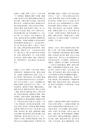 八年级下册英语单词汉语