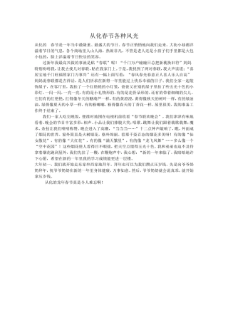 从化春节各种风光