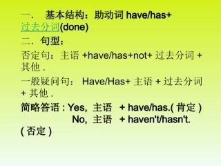 八年级现在完成时经典讲解与练习（共25张PPT）