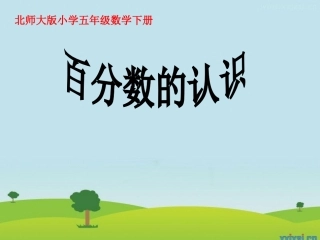 百分数的认识 (4)