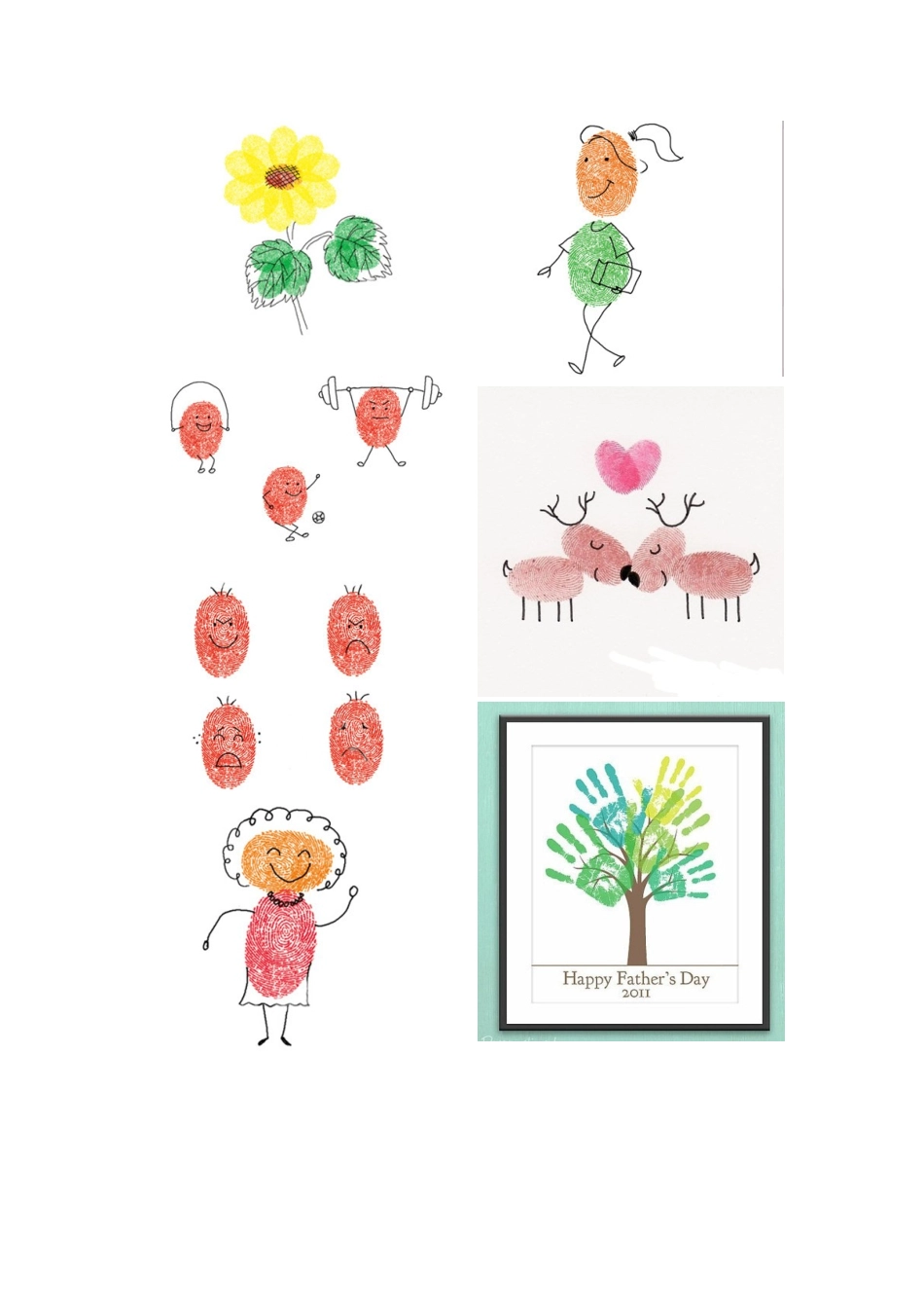 幼儿指纹画欣赏_第2页