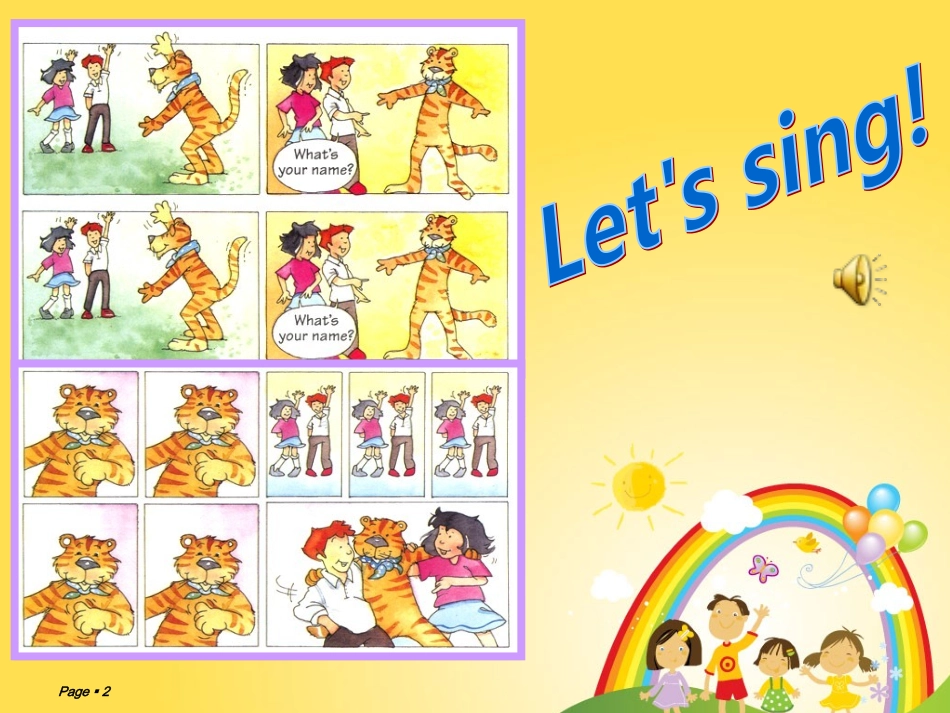 2012版外研社剑桥JOIN_IN教材三年级unit1_Hello课件_第2页