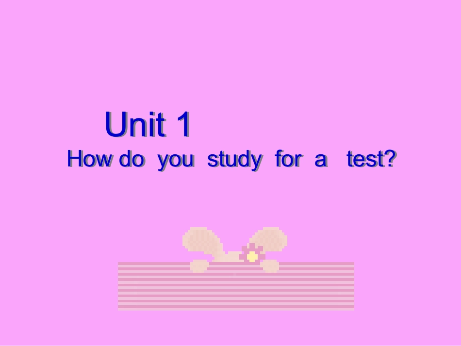 九年级英语期中复习课件unit1-新目标_第1页