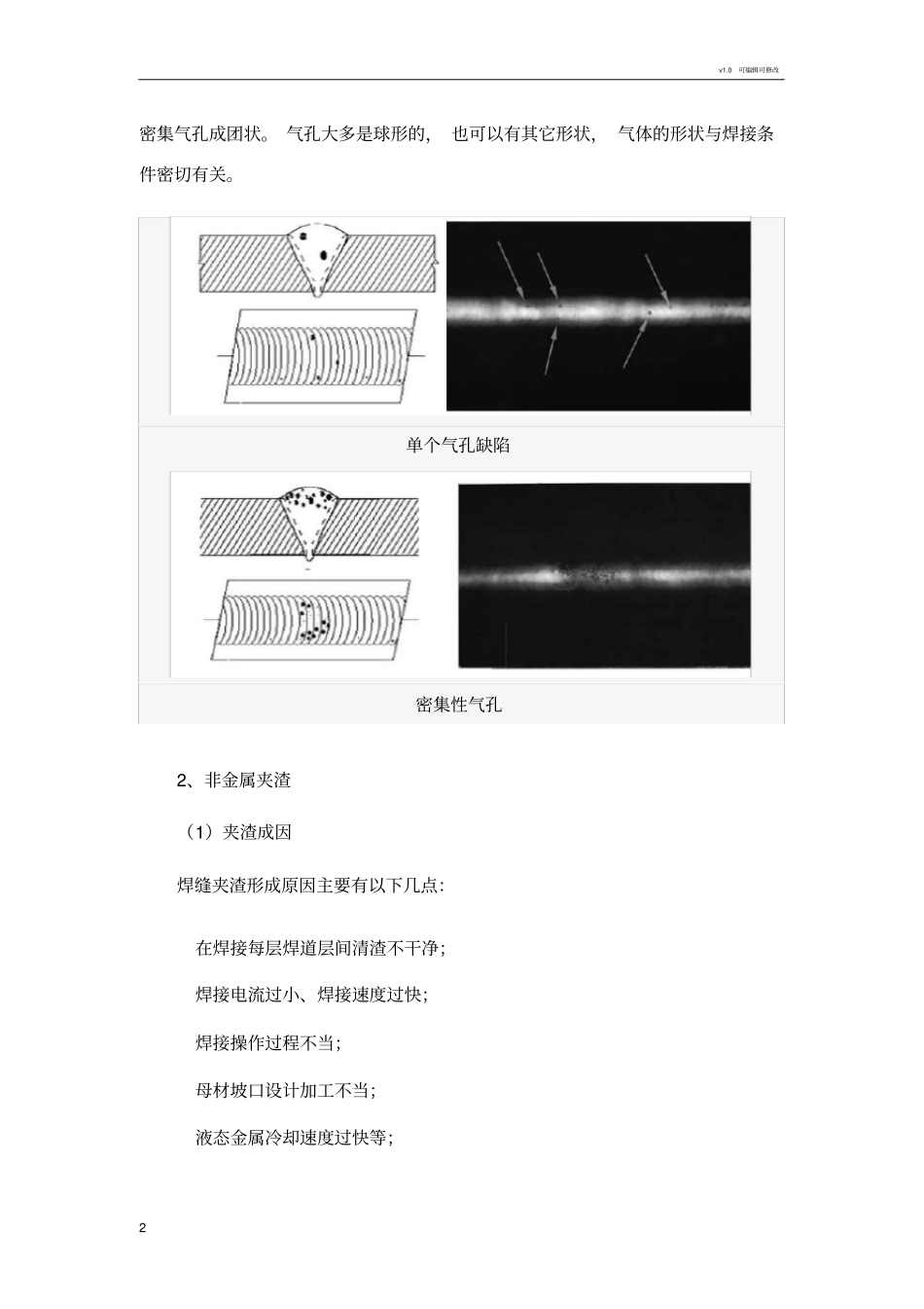 射线评片技巧一：气孔、夹渣、夹钨射线底片影像特点_第2页