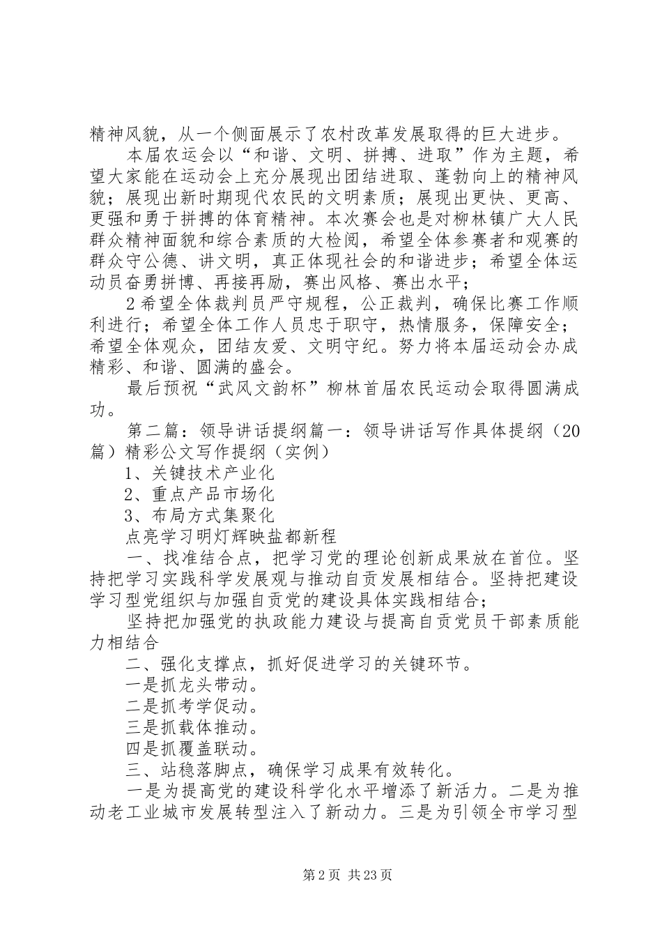 县领导讲话发言提纲_第2页