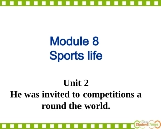 九年级上英语Module8Unit2课件