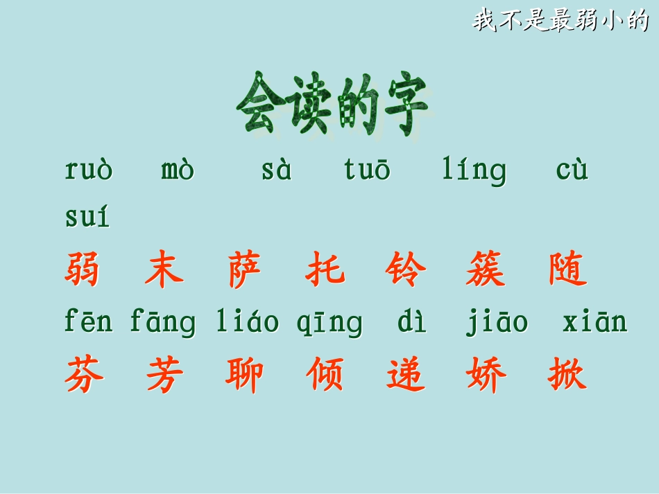 我不是最弱小的课件 _第3页