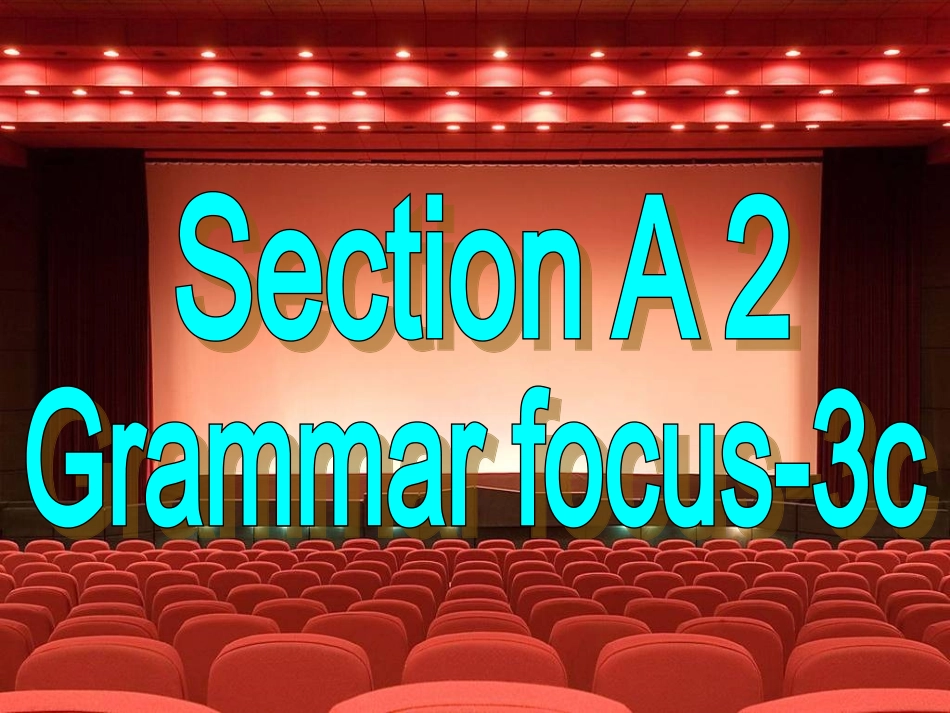 2013年秋新目标英语人教版八年级英语上册Unit4__Section_A_2课件_第3页