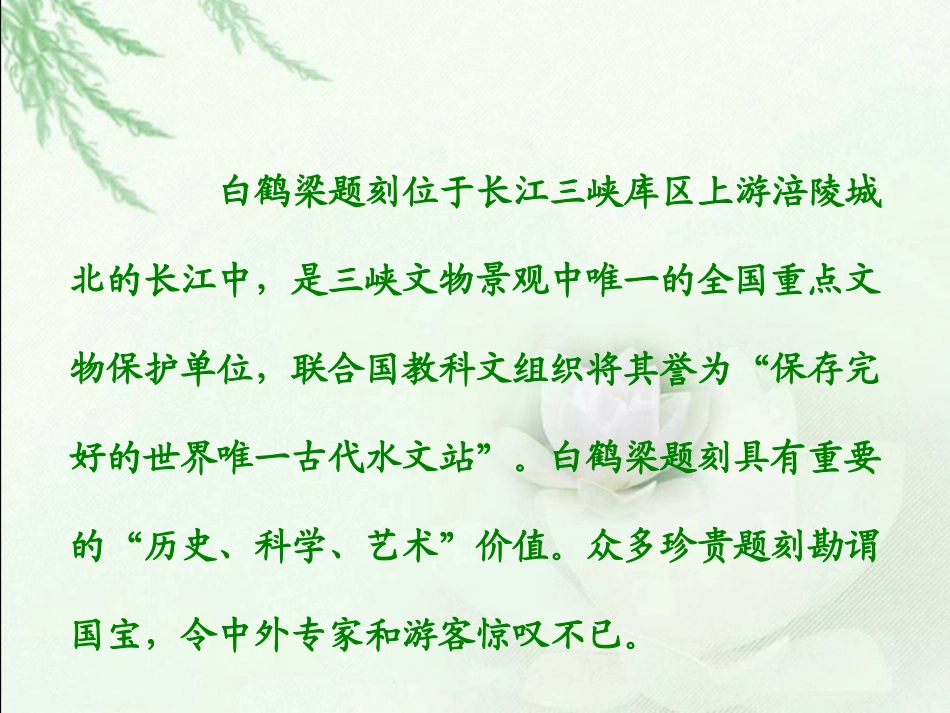 《白鹤梁的沉浮》课件_第2页