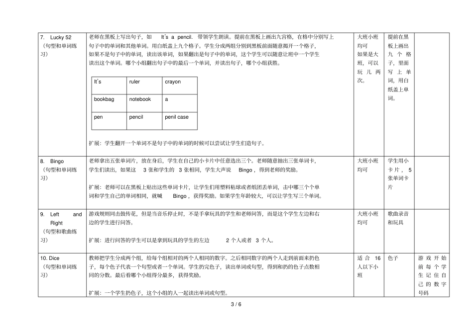 小学教育生课堂有趣游戏总结_第3页