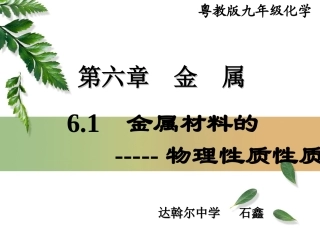 【课件二】61奇妙的金属性质