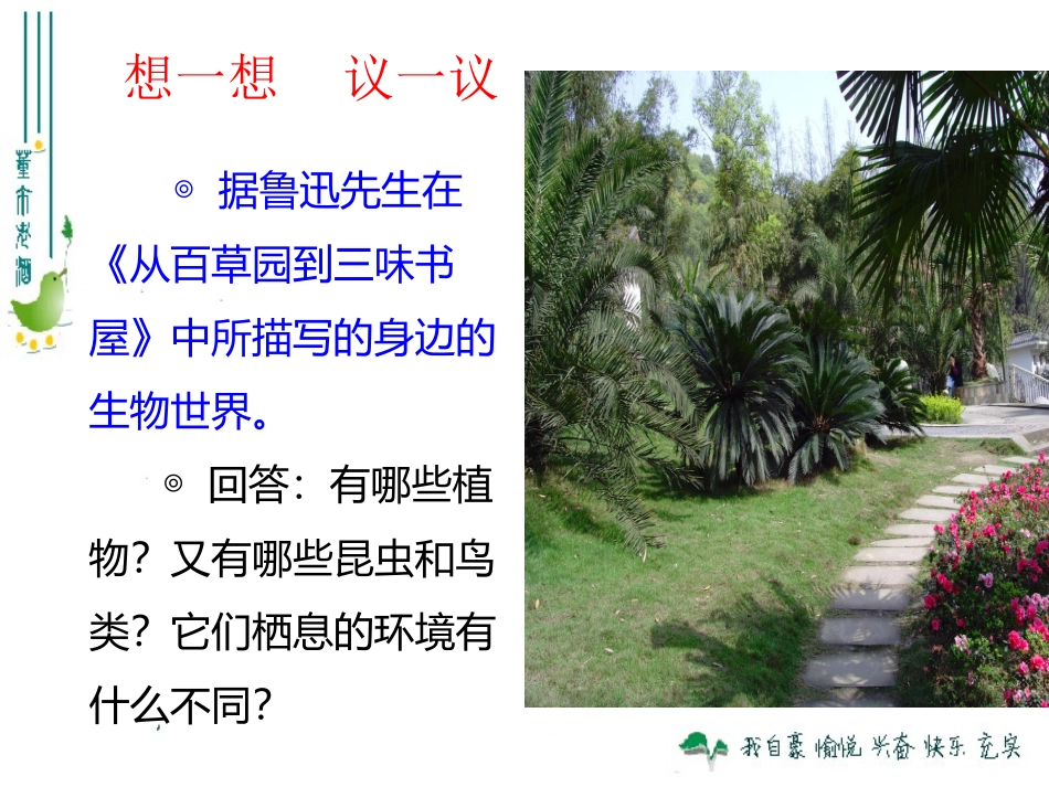 调查周围环境中的生物_第1页