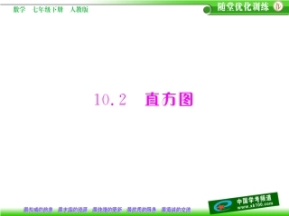 [原创]2011年《随堂优化训练》数学人教版七年级下第十章第2节直方图配套课件