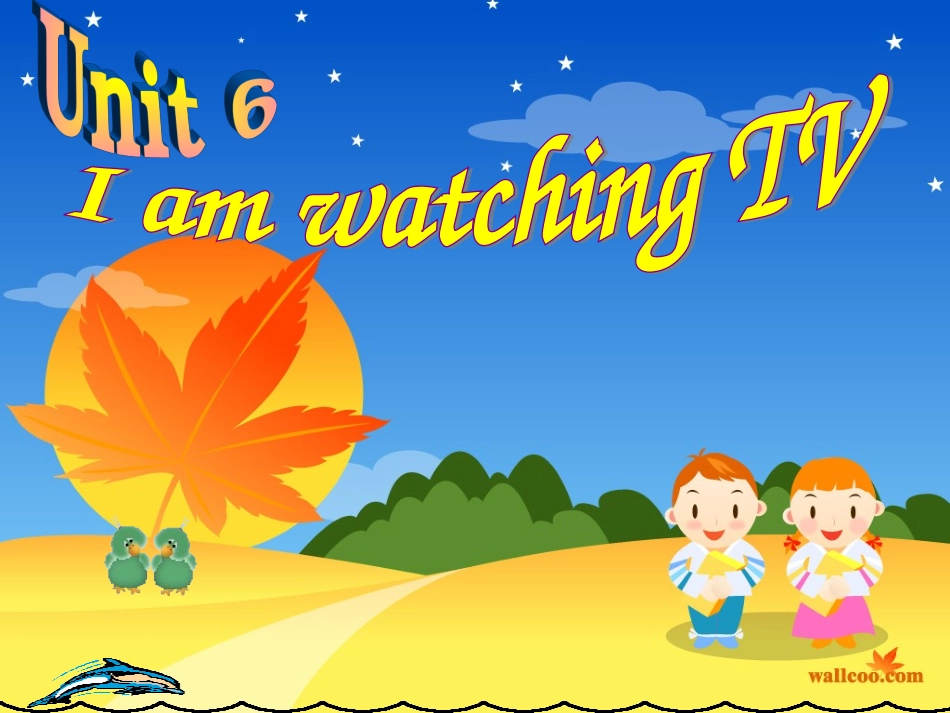 人教新目标七年级英语下册unit6IamwatchingTV（第一课时）课件_第1页