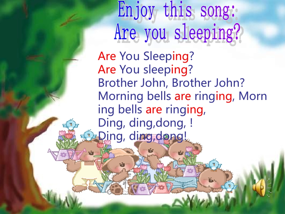 人教新目标七年级英语下册unit6IamwatchingTV（第一课时）课件_第2页