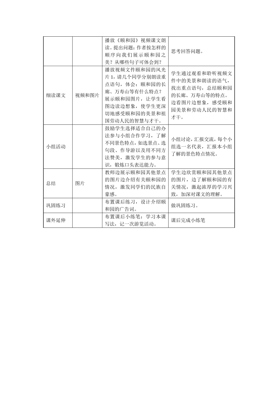 案例9-3《颐和园》教学设计_第3页