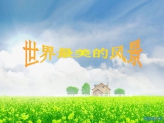 世界上最美的风景