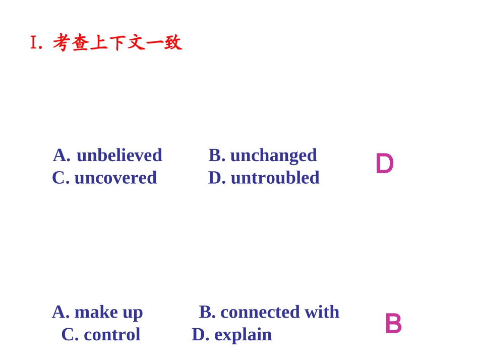 高中英语完型填空动词练习_第3页