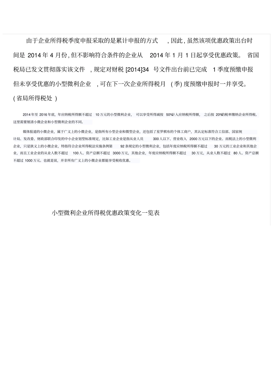小微企业所得税优惠政策提示及分类_第3页