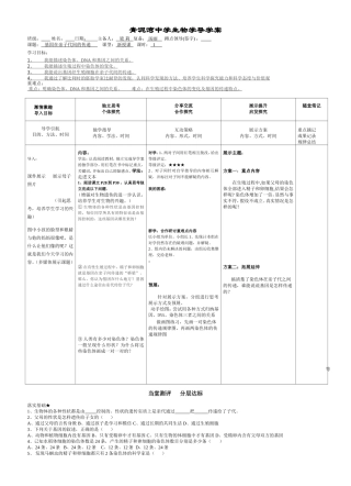 基因在亲子间的传递F