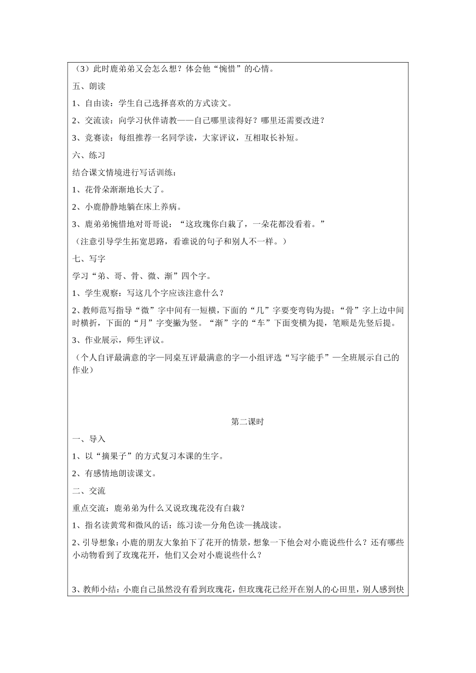 小鹿的玫瑰花 (3)_第2页