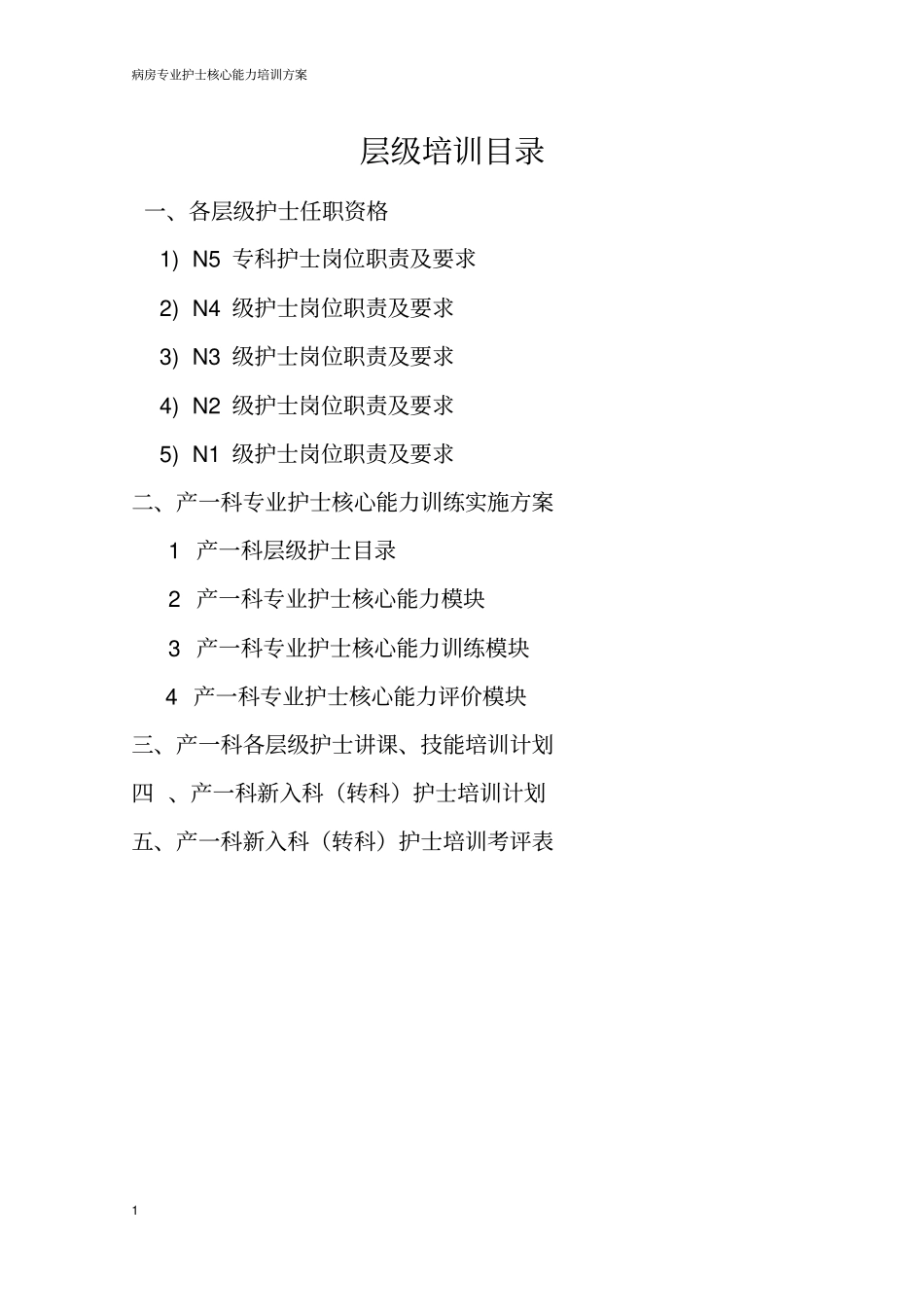 层级培训计划_第1页