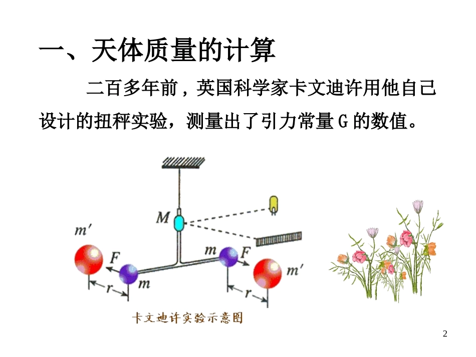 万有引力理论的成就_第2页
