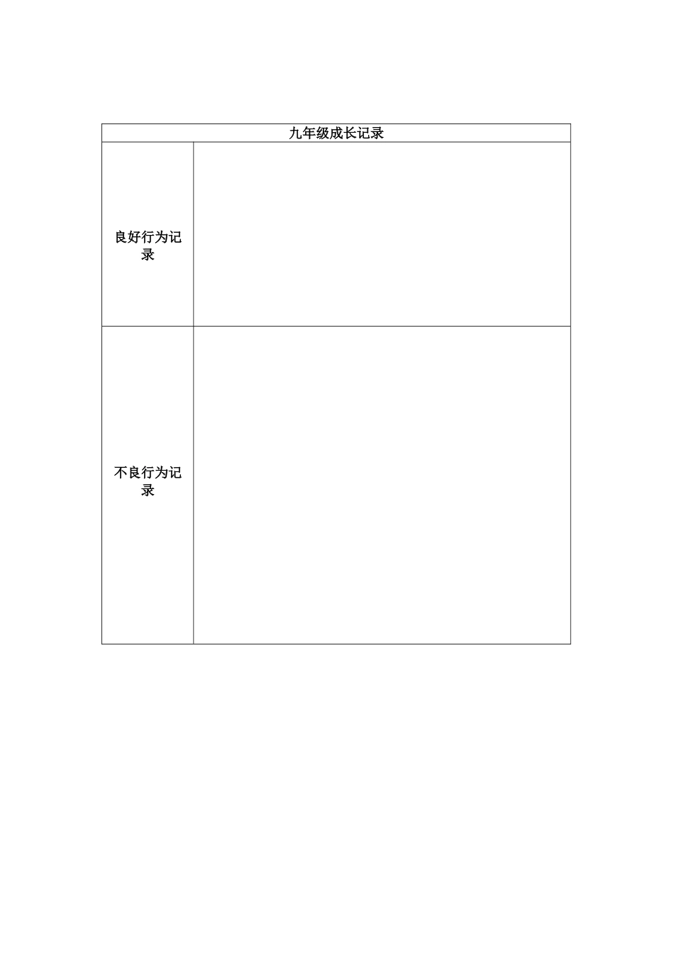 中学生个人成长档案表_第3页