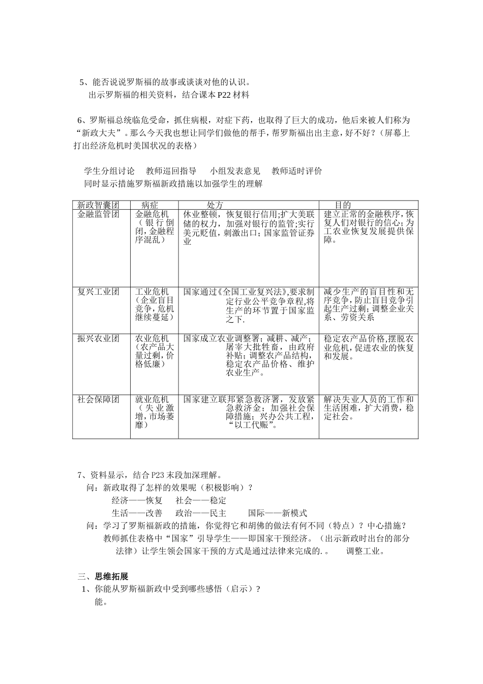 经济大危机(教案)_第2页