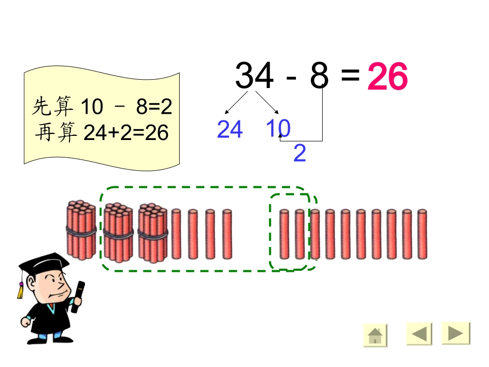 两位数减一位数(退位_第3页