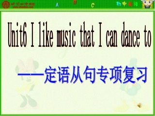 定语从句专项训练